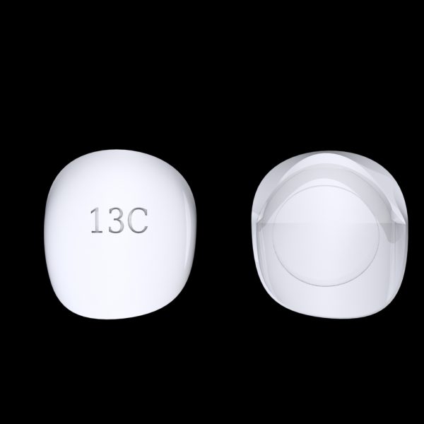 Tiptonic Finger Pick 13C - top and bottom view