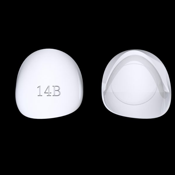 Tiptonic Finger Pick 14B - top and bottom view